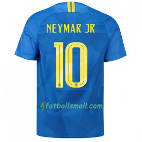Brasilien Fotbollströjor Neymar Jr 10 VM 2018 Borta tröja